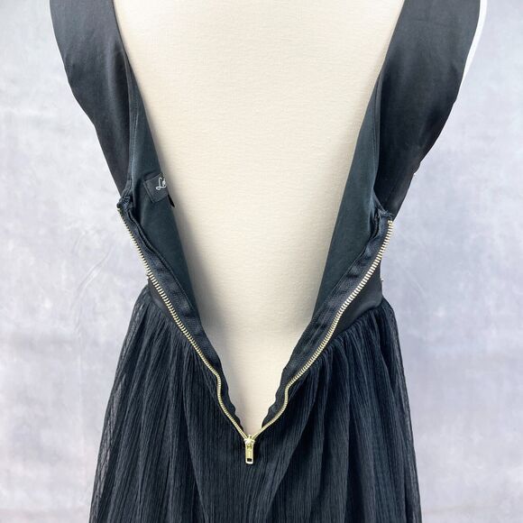 Love‎ Rein Fit Flare Dress Juniors 7 Whimsigoth Fairy Grunge Retro Bling Beaded - Picture 6 of 9